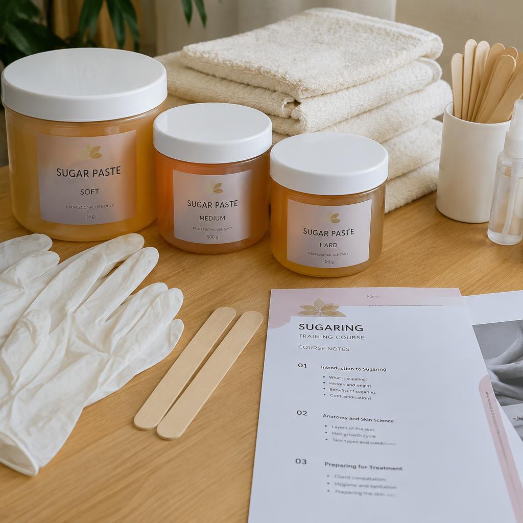 Kit del corso con pasta di zucchero e strumenti
